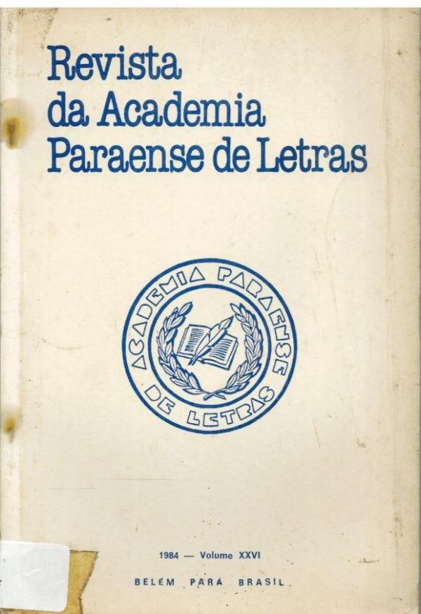 Revista da Academia Paraense de Letras - Vol. XXVI